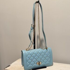 Badgley Mischka Light Blue Crossbody Bag